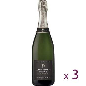Champagne "Première" - Chassenay d'Arce-3 bouteilles