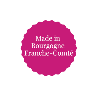 Etiquette promotion Made in Bourgogne Franche Comté